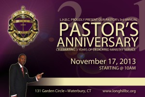 2013 Pastor Anniversary